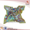 90*90cm Printing Square Silk scarf